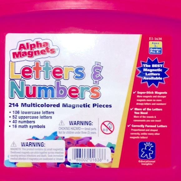 Educational Insights Alpha Magnets & Math Magnets - Picture 3 of 7